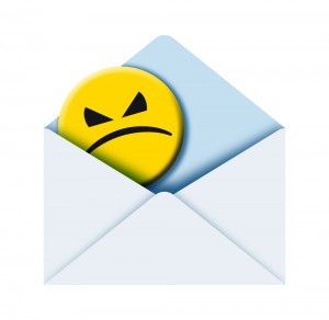 Angry Face Inside Envelope | Shutterstock.com