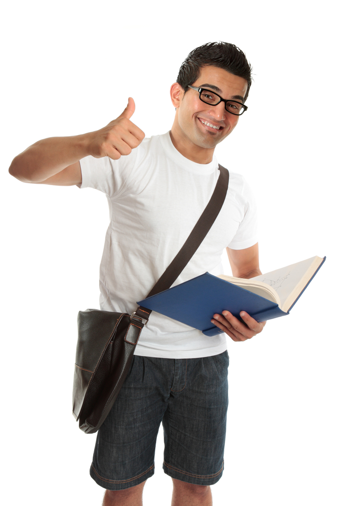 Excited Male College Student | Shutterstock.com